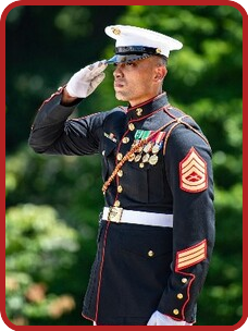 Marine Saluting